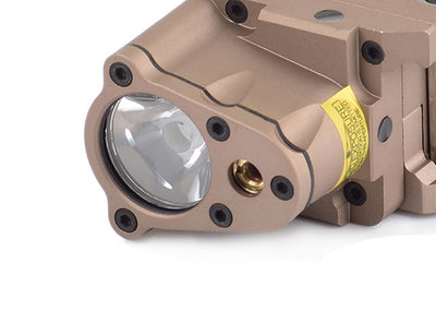 CNC Machined Class IIIA Laser + 500 Lumen Picatinny Mount LED Weapon Light