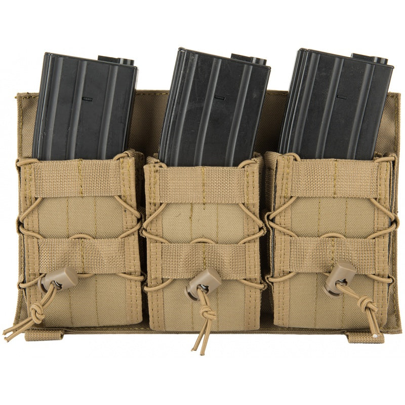 MOLLE Attached Rifle Magazine Triple Pouch Placard