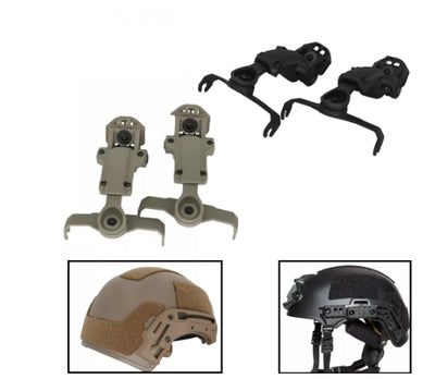 M-LOK Helmet Rear Rail Attachment Kit for MSA Sordin & TCI Liberator Headsets