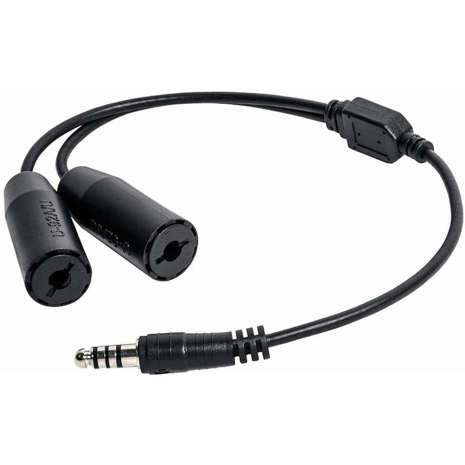 U-174 Dual Com to Single Com Headset Adapter – TheMercenaryCompany.com