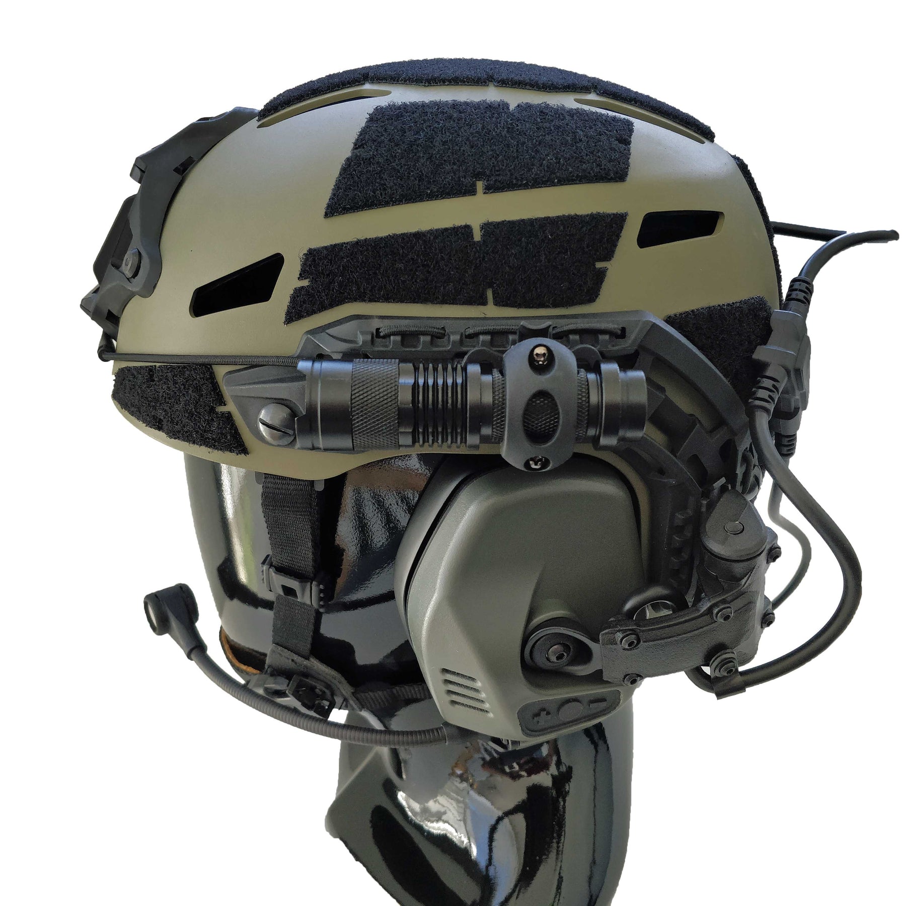 Hal Met Light 250 Lumen Zoomable Tactical Helmet Light for ARC Rail ...