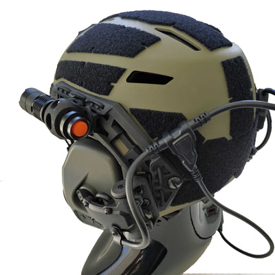 250 Lumen Zoomable Tactical Helmet Light for ARC Rail