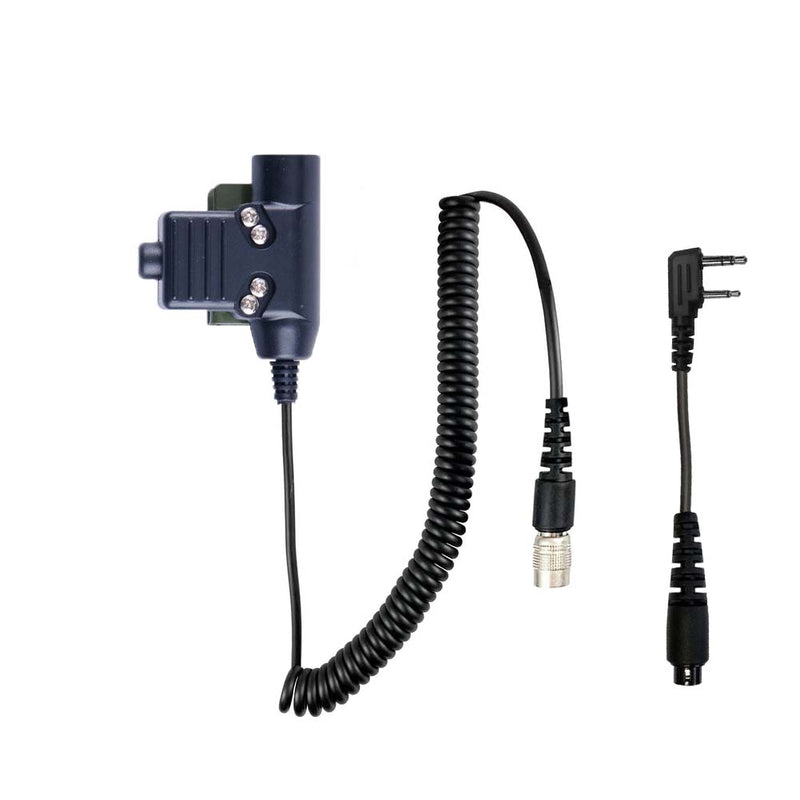 Amplified U94 Push-To-Talk System with Universal Quick Disconnect Conn – 