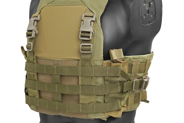 Clip-in MOLLE Chest Rig for LV-MBAV Low Visibility Slick Plate Carrier
