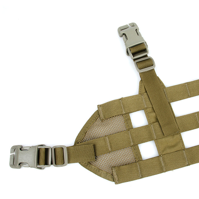Clip-in MOLLE Chest Rig for LV-MBAV Low Visibility Slick Plate Carrier